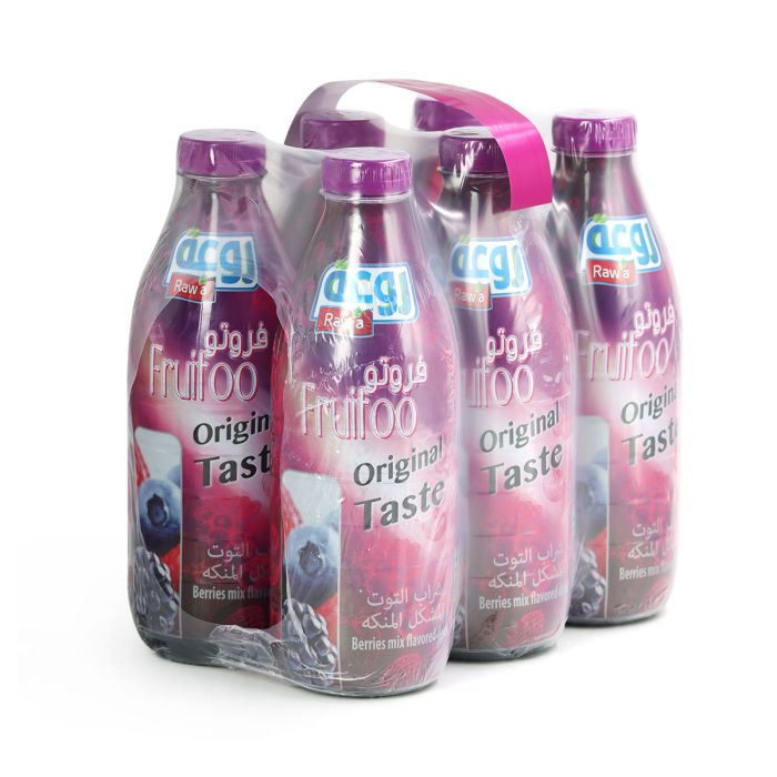 Rawa Fruitoo Original Taste Berries Mix Flavored Drink 6x1L | Beverages | Juices | Long Life Juices