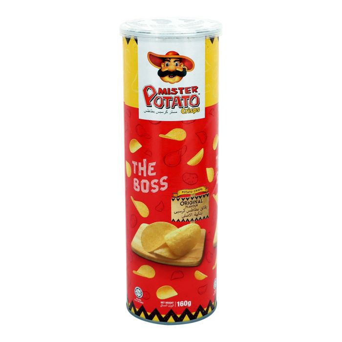 Mister Potato Crisps Original 160g | Snacks & Candy | Chips & Dips | Canned Chips