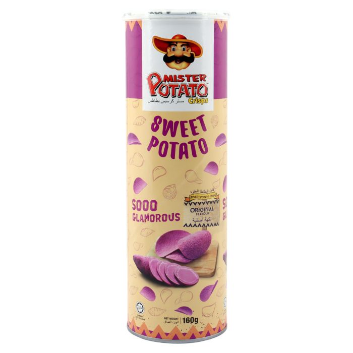 Mister Potato Crisp Sweet Potato 160g | Snacks & Candy | Chips & Dips | Canned Chips
