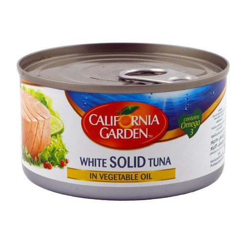 California Garden Solid Tuna In Vegetable Oil 185g