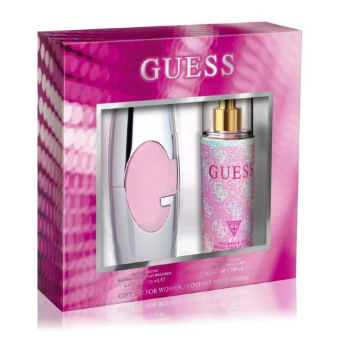 Guess Pink Gift Set (EDP 75ml + Fragrance Mist 125ml)