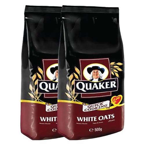 Quaker Quick White Oats 2x500g