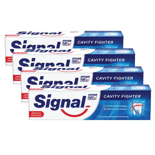 Signal Cavity Fighter Toothpaste 4x75ml