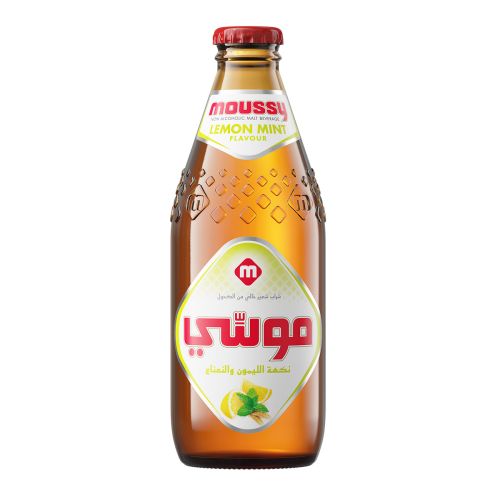 Moussy Lemon Mint Flavoured Non Alcoholic Malt Beverage 330ml