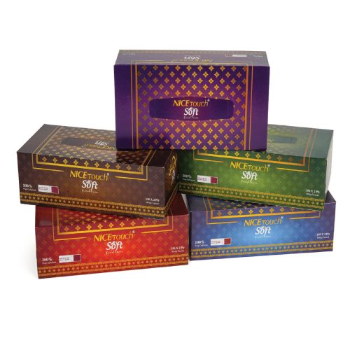 Nice Touch Soft 2 Ply x 150 Soft Facial Tissue Box 5 Pieces