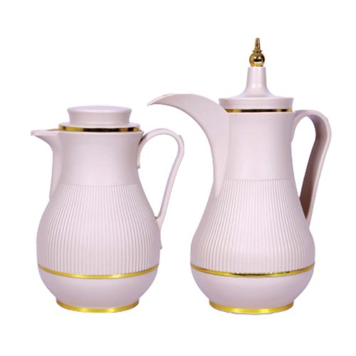 White Plastic Flask 2 Pieces