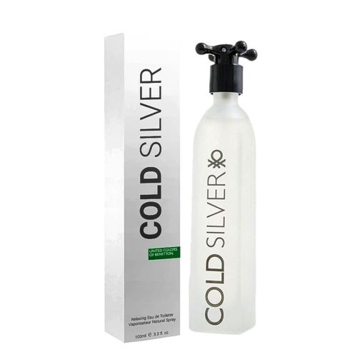 United Colors Of Benetton Cold Silver Edt For Men - 100ml