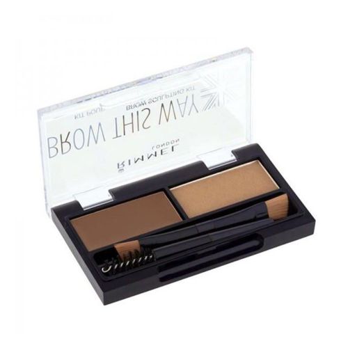 Rimmel London Brow This Way Eyebrow Sculpting Kit 002 Medium Brown