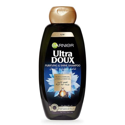 Garnier Ultra Doux Black Charcoal & Nigella Seed Oil Shampoo 400ml