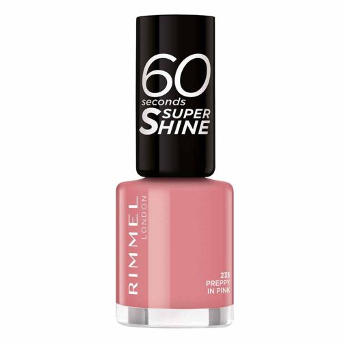 Rimmel London Nail Polish Super Shine 235 Preppy In Pink