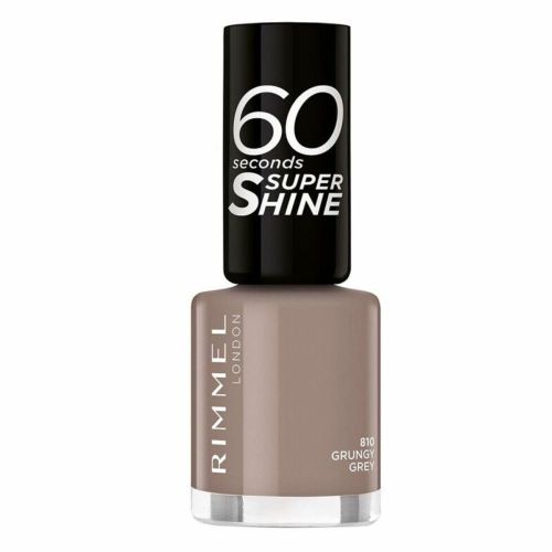 Rimmel London Nail Polish Super Shine 810 Grungy Grey