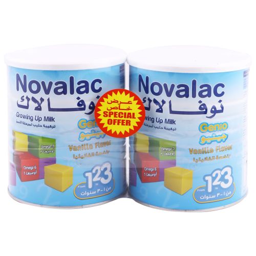 Novalac 3 Growing Up Baby Milk Powder Vanilla Flavor 2x800g