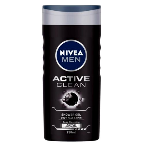 Nivea Shower Gel Active Clean For Men 250ml