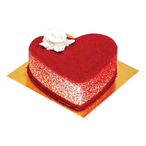 Red Velvet Heart Shape Cake