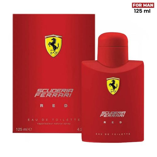 Scuderia Ferrari Red For Men Eau De Toilette 125ml
