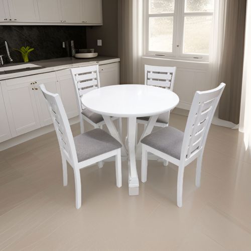 Dinning Table Table 1 Piece & Chair 4 Pieces