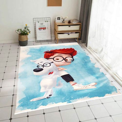Boy & Dog Character Printed Carpet 101217