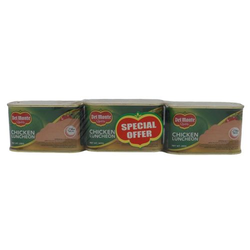 Del Monte Chicken Luncheon Meat 3x200g