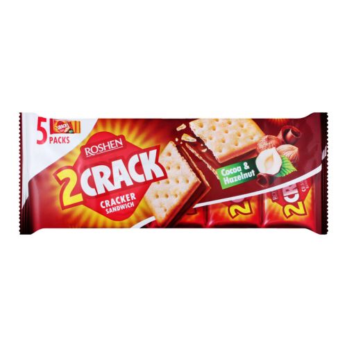 Roshen Cracker Sandwich Cocoa Hazelnut 235g