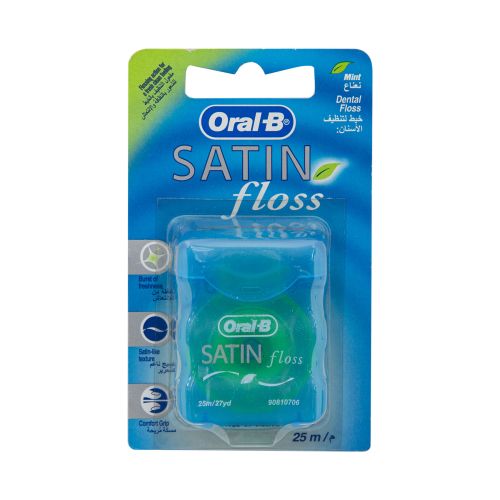 Oral-B Satin Dental Floss Mint 25m