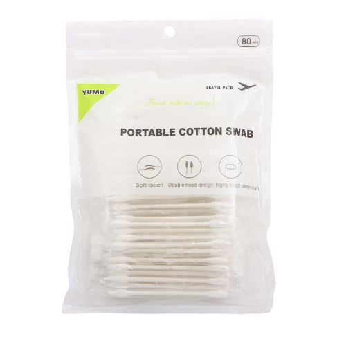 Yumo Portable Cotton Swab 80 Pieces Pack