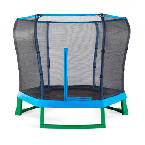 Plum 7ft Junior Jumper Trampoline Blue & Green