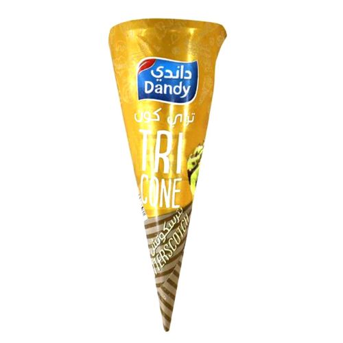 Dandy Tri Cone Butterscotch Ice Cream 110ml