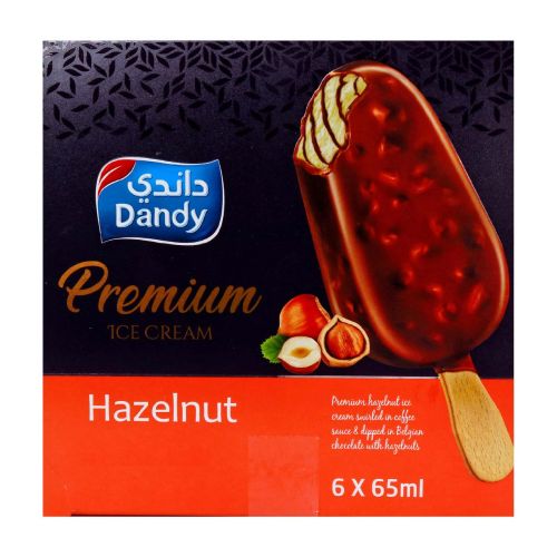 Dandy Premium Hazelnut Stick Ice Cream 6X65ml