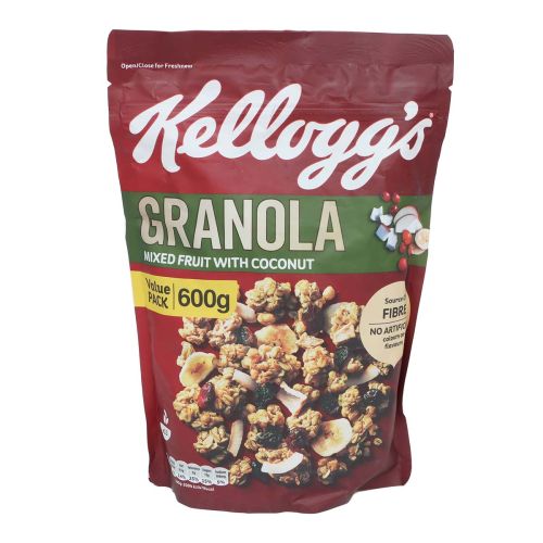Kellogg's Granola Mixed Fruit With Coconut 600g