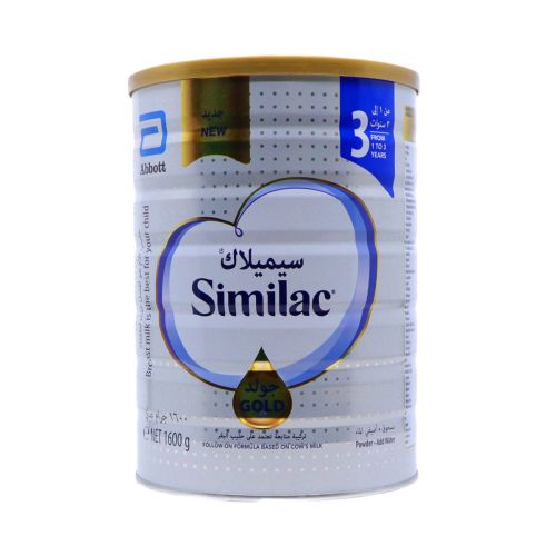 Abbott Similac Gold 3 Follow-on Milk Formula From 1 To 3 Years 1600g