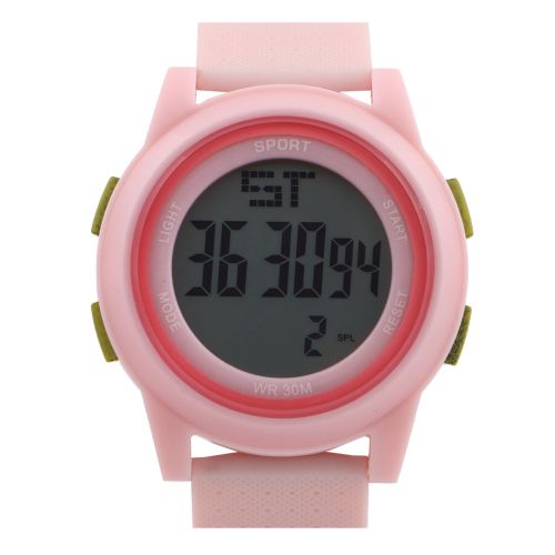 Ladies Rubber Strap Digital Watch