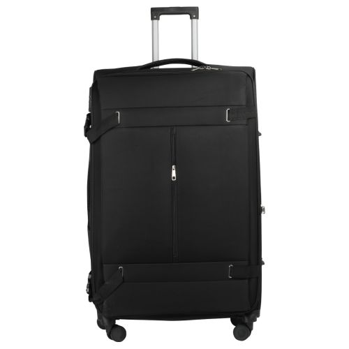 Trolley Bag Soft Plain Black 234