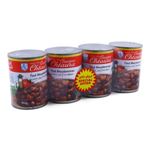 Chtoura Foul Medammas 4 Pcs x 400gm