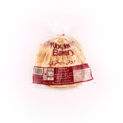 Wooden Bakery Arabic Pita White Medium 625g