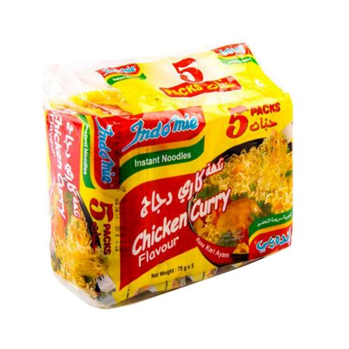 Indomie Instant Noodles with Chicken Curry Flavour - 5x75gm