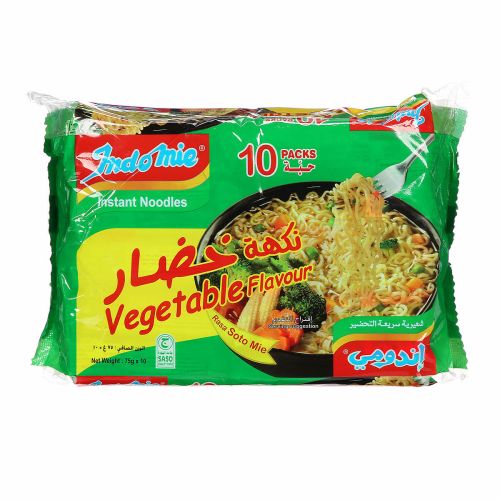 Indomie Instant Noodles Vegetable Flavour 10pcs x 75g
