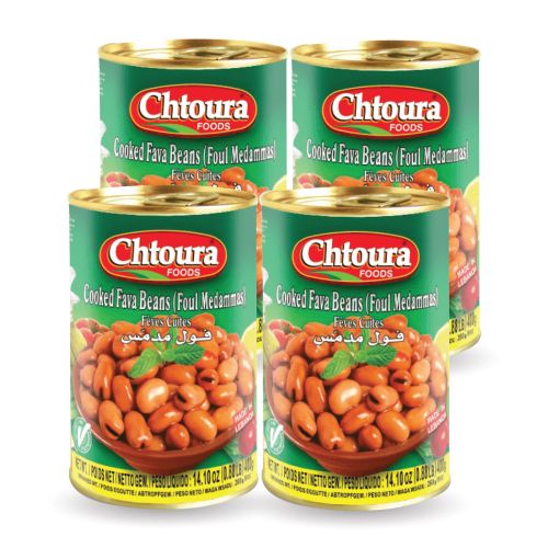 Chtoura Cooked Fava Beans 4x400g