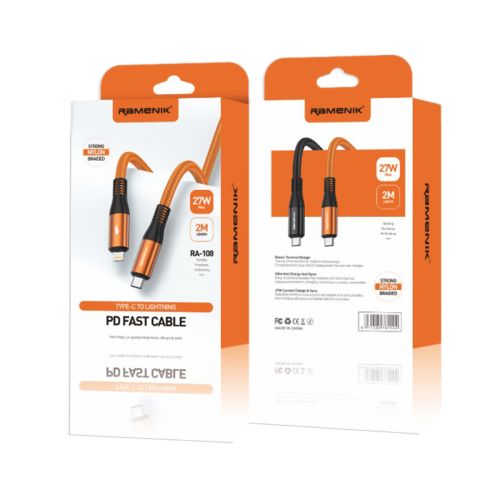 Ramenik PD Fast Cable 2m Type C to Lightning