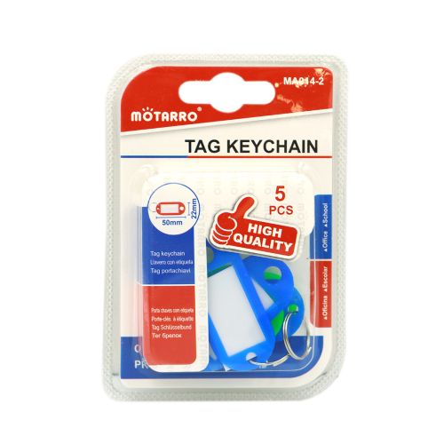 Motarro Tag Keychain 5 Piece