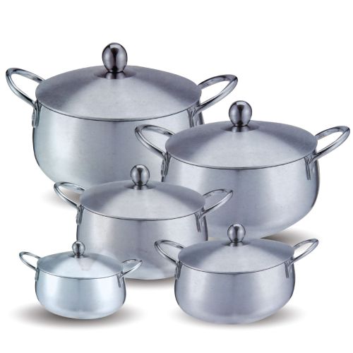 Aluminium Cookware Set 10 pieces set
