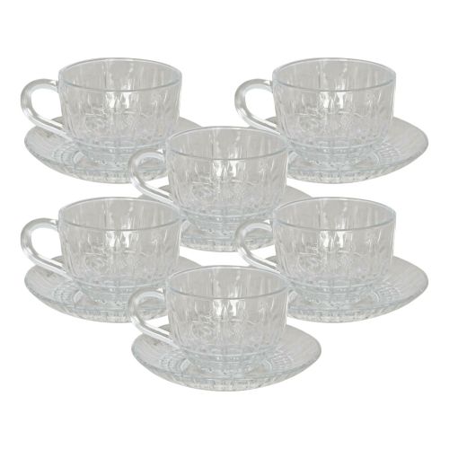 Cup & Saucer Set - 6 Pieces