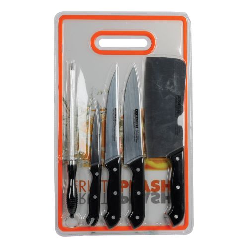 Knife Set with Cutting Board 6 Pieces Set