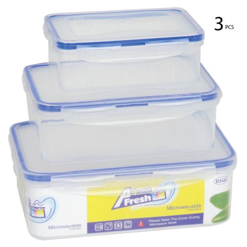 Food Container Plastic 3 Piece