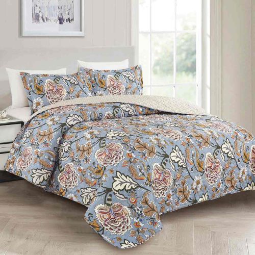 طقم أغطية سرير مزدوج مكون من 6 قطع-NT-M89D