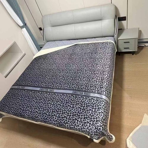 Fleece Blanket 150X200 Tiger Grey