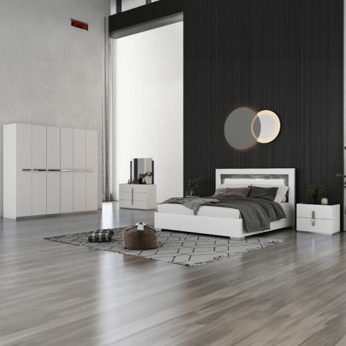 Nova Modern Bedroom Set 1.8x2meter 22SAAA003 White