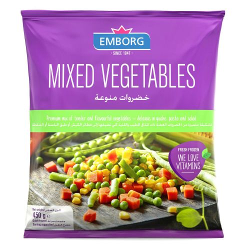 Emborg Frozen Mixed Vegetables 450g