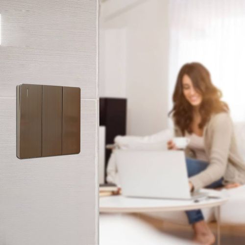 3 Gang 1 Way Plate Switch