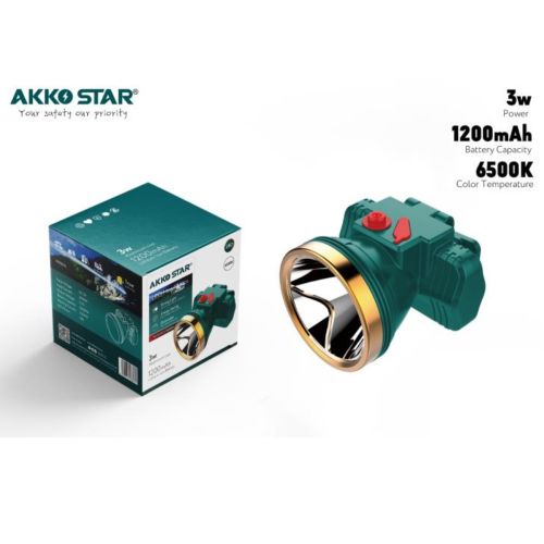 Akko Star Headlight 1200mAh 3watts