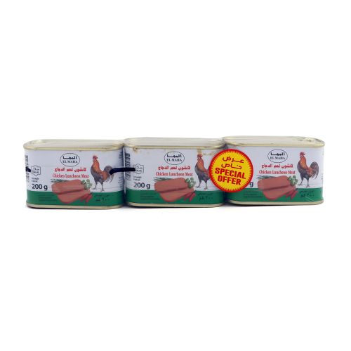 El Maha Chicken Luncheon 3x200g